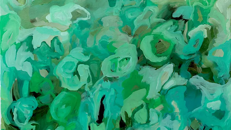 Rainforest, 2020, oil on canvas, 90 x 90 cm