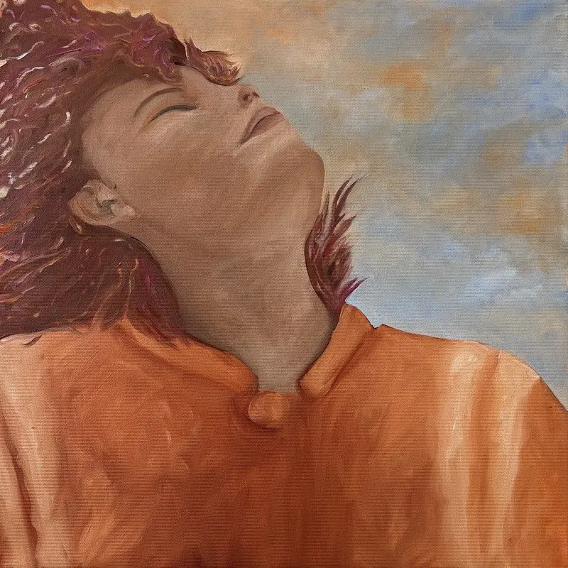 Meerbrise _ 2025 _ oil on canvas _ 50 x 50 cm