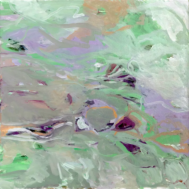 On a Sunday Afternoon, 2021, oil on canvas, 100 x 100 cm